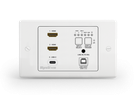 SW-130-TX-UK - Transmitter HDBT Inwall, USB-C, HDMI