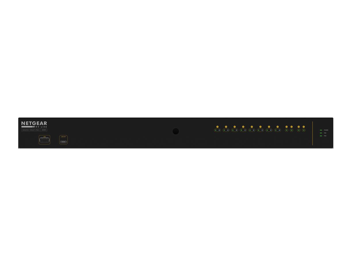 M4250-9G1F-POE+ 9x RJ45, 1x SFP - Network Switch 8x PoE 110W