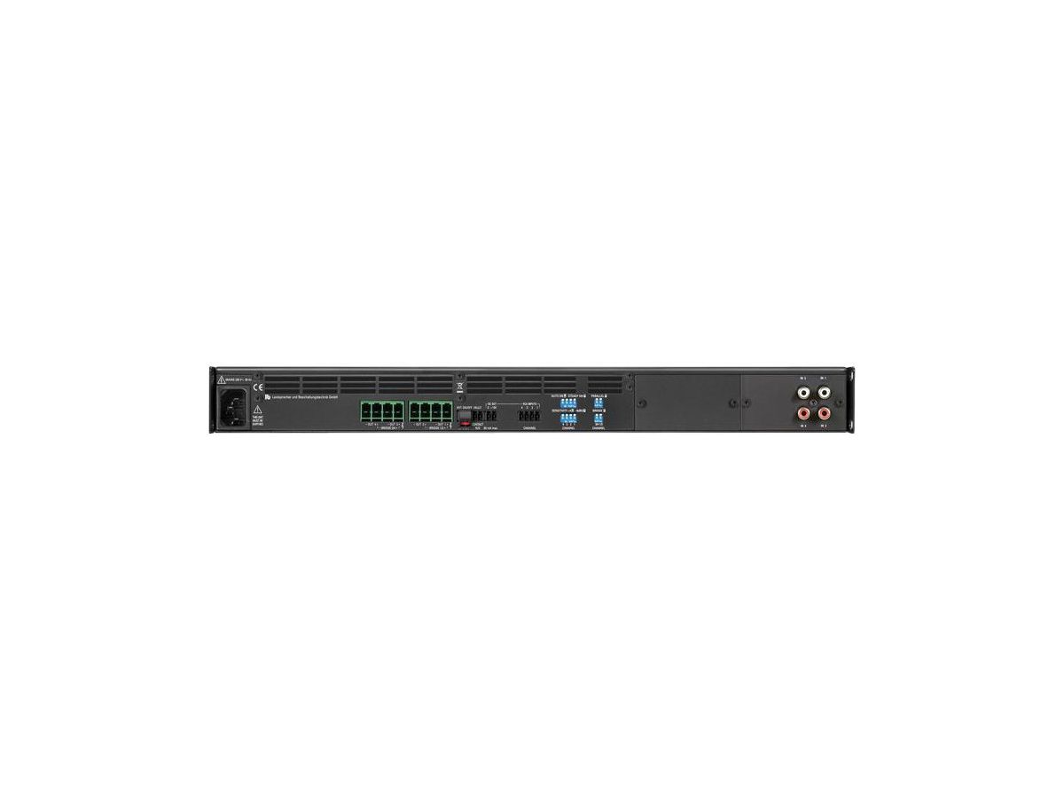 PA 4100 CINCH - Endstufe, 1 HE, 4 x 100 Watt, 4 x Line I
