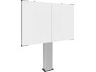 Montagesatz inkl. Whiteboard aus - emailliertem Stahl für 75-85"