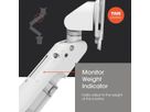 MOMO 4127 - Monitorhalter Motion Weiss