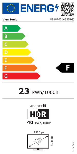 Energy label 90701295