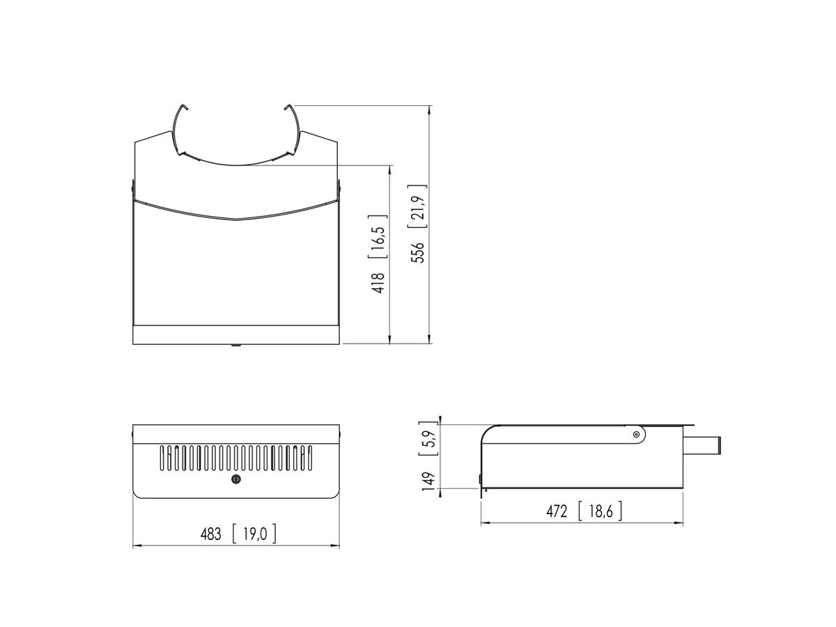 PFA 9052 - Armoire fermée à clé (- 20 kg)