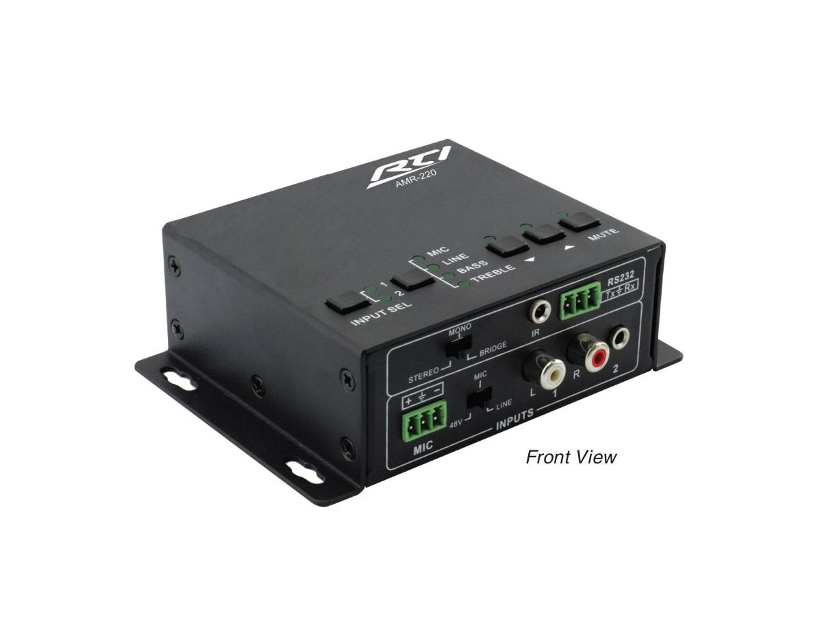 AMR-220 - 2x1 Audio Mixer Verstärker