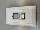 Decora Edizio Grösse 1x2 weiss - Rahmen, Adapterplatte und Montagerahmen