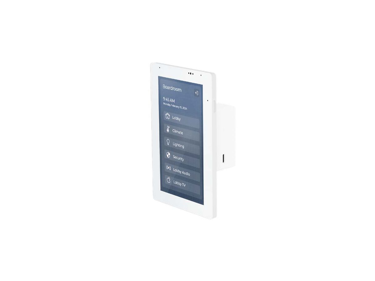 IST-5-W: 5" Touchpanel - Surface Touchpanel in White