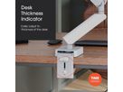 MOMO 4127 - Monitorhalter Motion Weiss