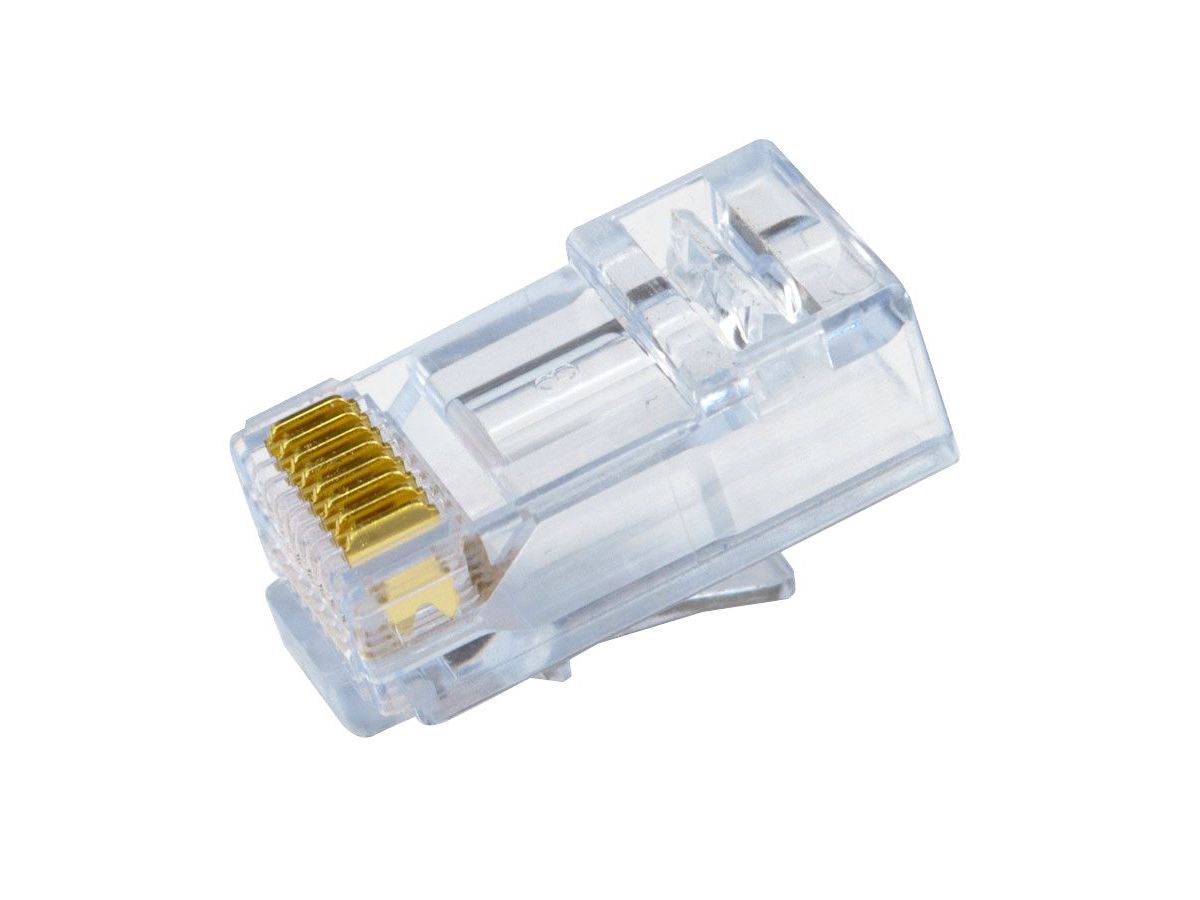 Simply45 - Pass Through Blue Tint - Cat5e UTP 100 pièce