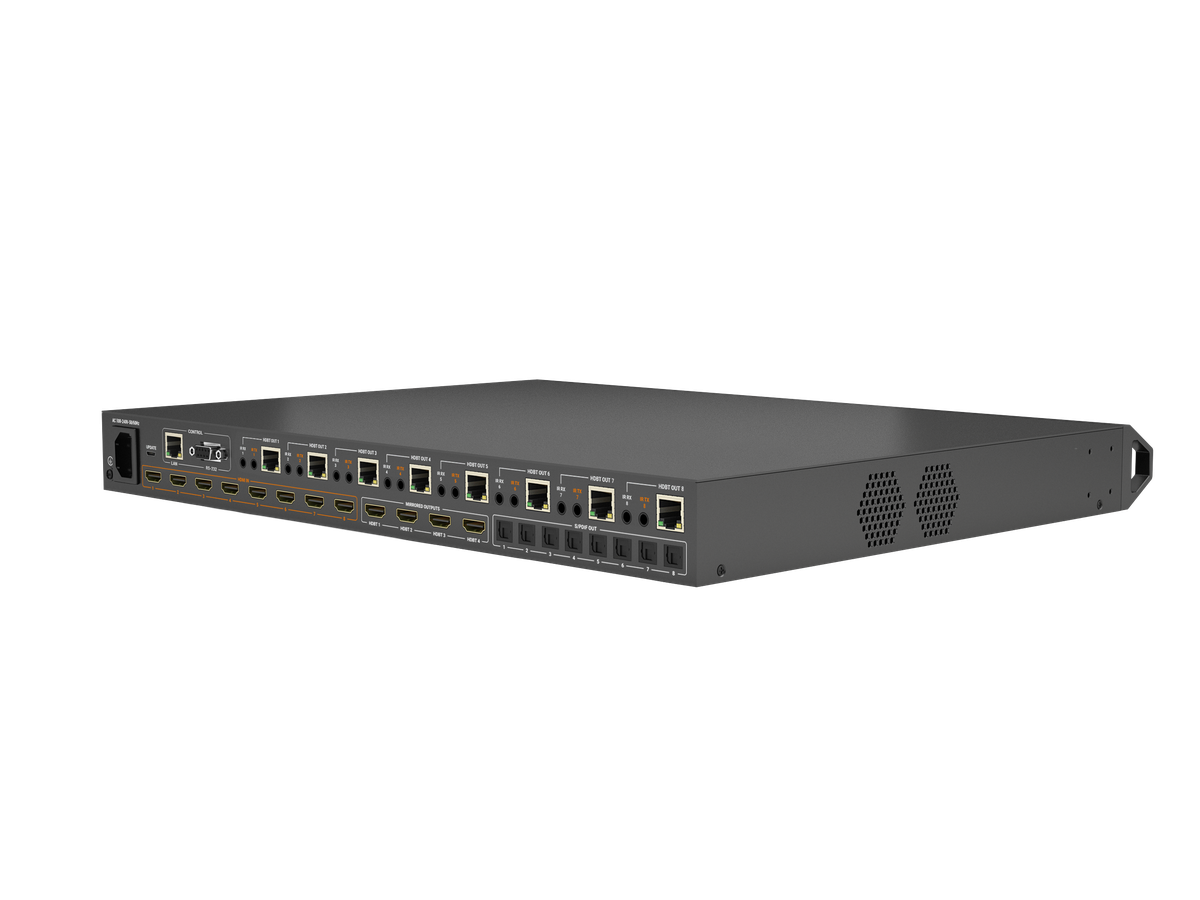 MXV-0808-H2A-V3 - Matrix HDBT 8x8, Audio
