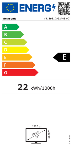 Energy label 90700076