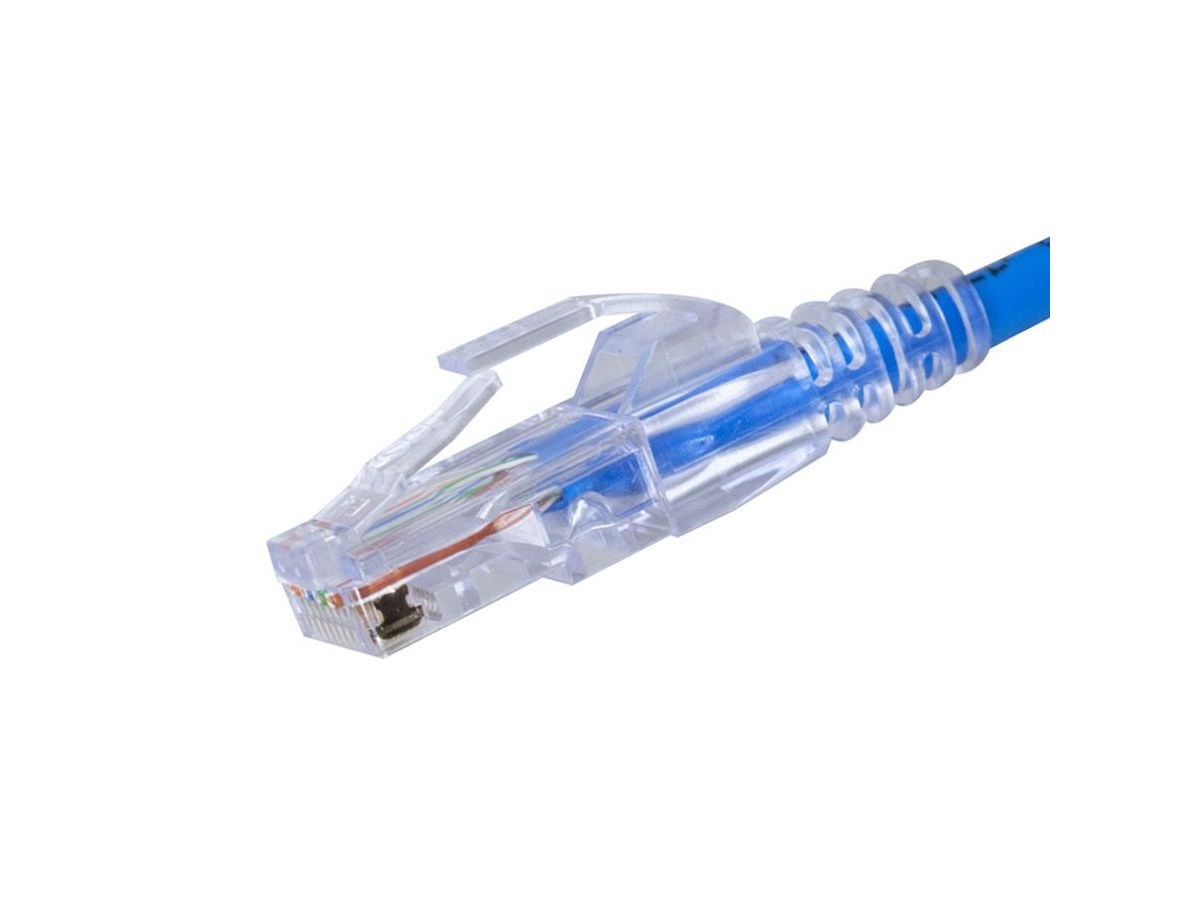 Simply45 - Pass Through Blue Tint - Cat5e UTP 100 pièce