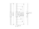 PFS 3208 - Bandes interface écran 830 mm, fix