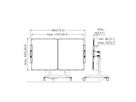 RISE A227 - Whiteboard-Set 75'' für RISE Trolley