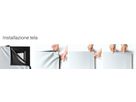 Living Thin - Rahmenleinwand 200 x 113cm - 16:9 Grey High Contrast - UST