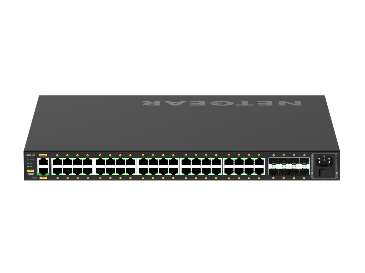 M4250-40G8XF-PoE+ 40xRJ45+ 8xSFP Port - Network Switch 40xPoE, 960W