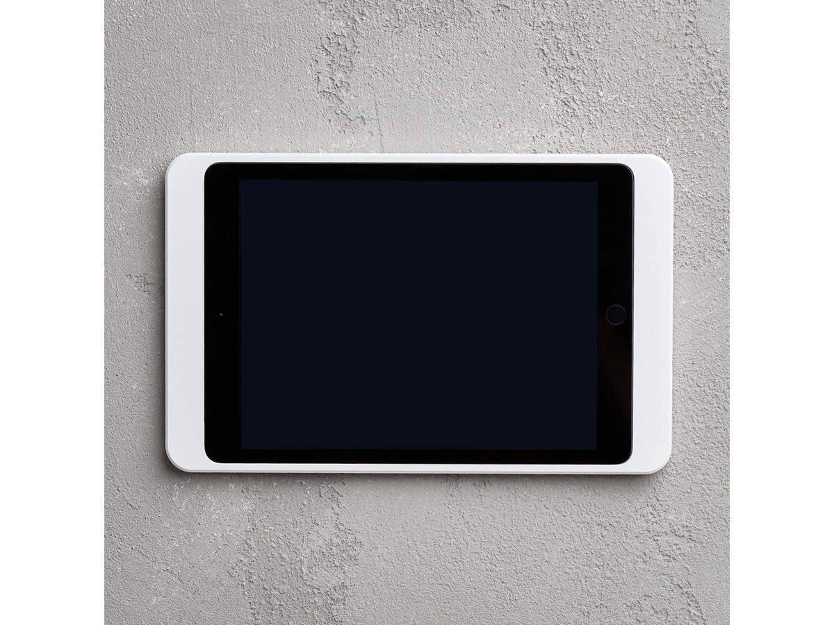 iPad Dame Wall weiss eloxiert - iPad 10.2" (7 + 8 + 9th gen.)