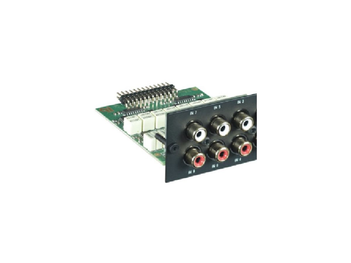 6 x IN-CINCH - Input-Modul 6 x Line in unsymmetrisch, C