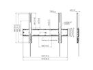 PFW 6910 - Wandhalterung neigbar, 80 - 120"