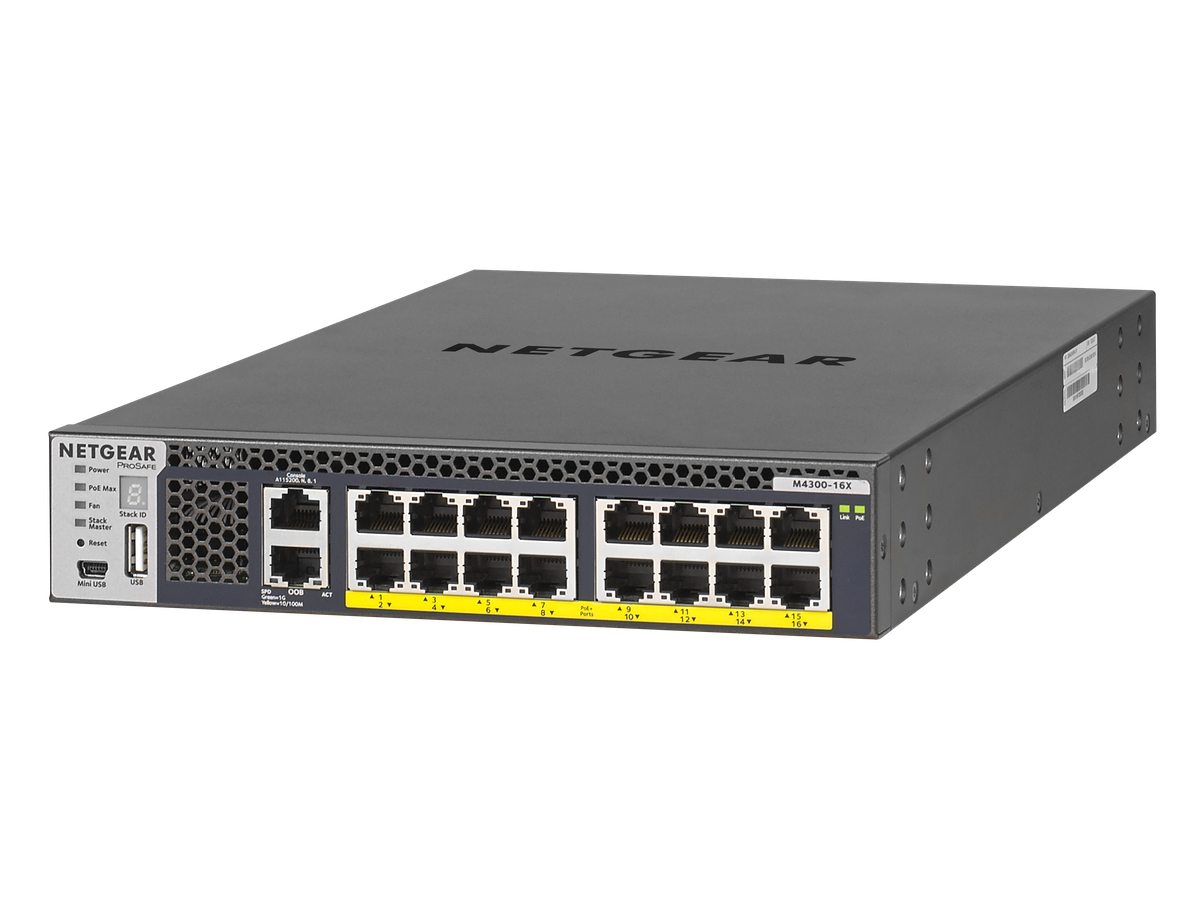 M4300-XSM4316PB - Network Switch 16 Port 10G, Managed,