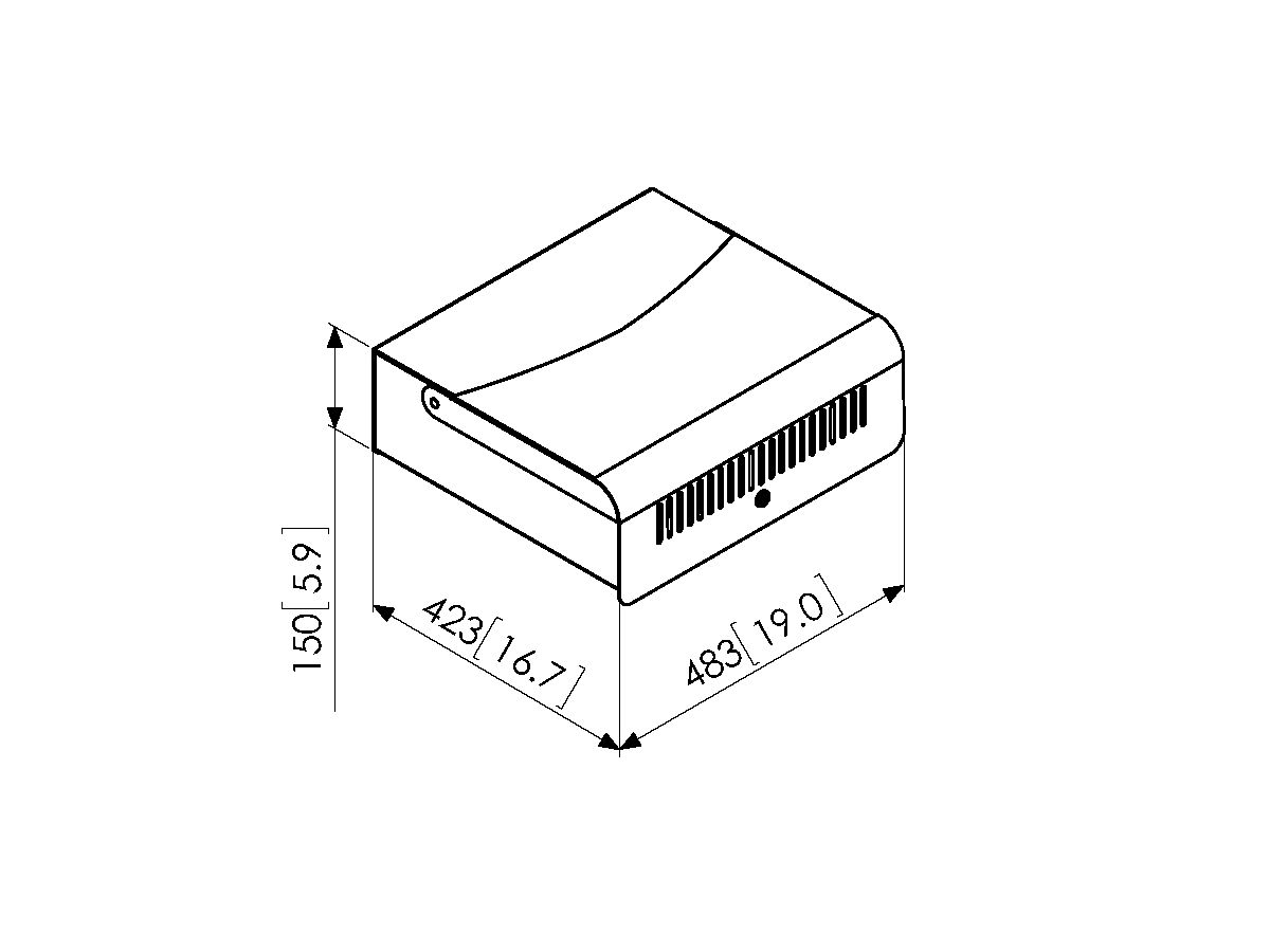 PFA 9113 - Armoire fermée à clé (- 20 kg), argent