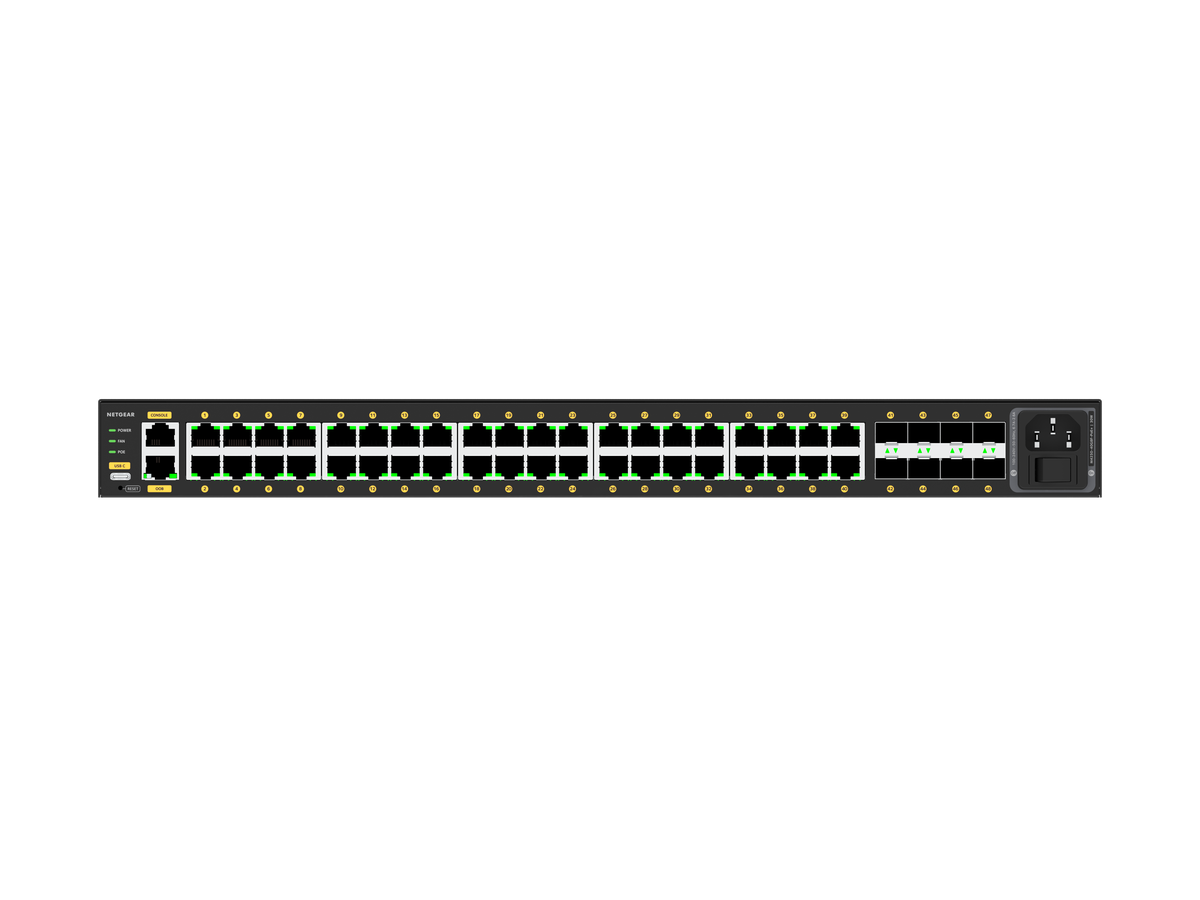 M4250-40G8F-PoE+ 40xRJ45+ 8xSFP Port - Network Switch 40xPoE, 480W