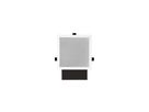 DE 140 QT Polar weiss - 2-Wege-Einbaulautsprecher, quadratisch,
