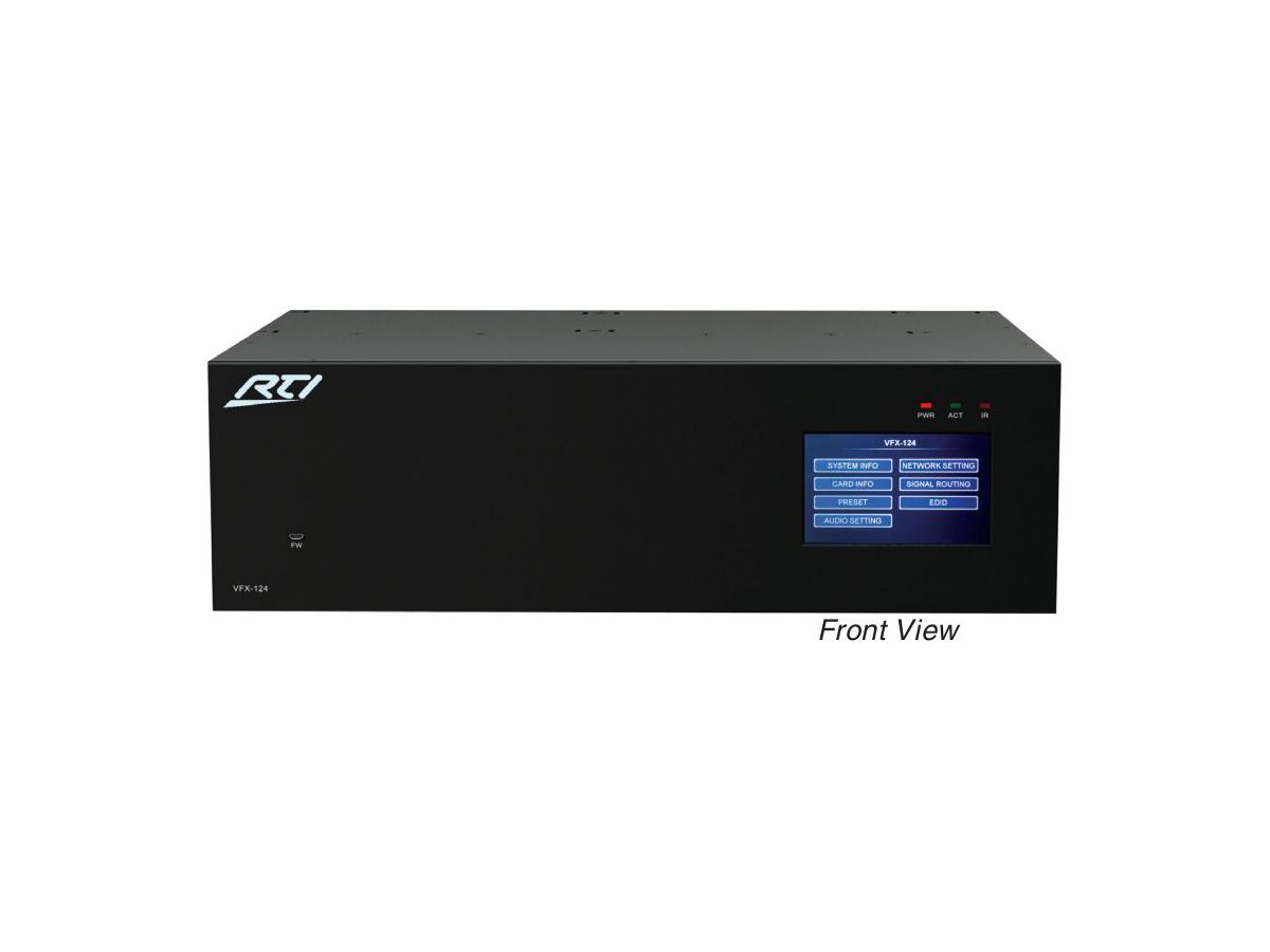 VFX-124 - Modular Matrix Switcher - Inkl. Module / Karten