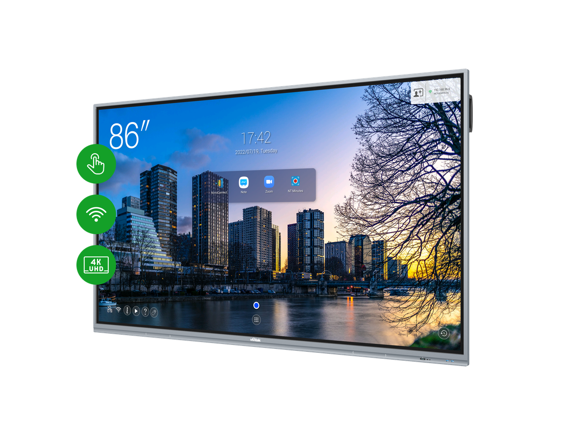 EK865i - IFP 86 zoll, 20P, UHD, Android 8.0