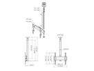 CT 240844B - Deckenh. drehbar, Säule 80cm, 400x400 Sz