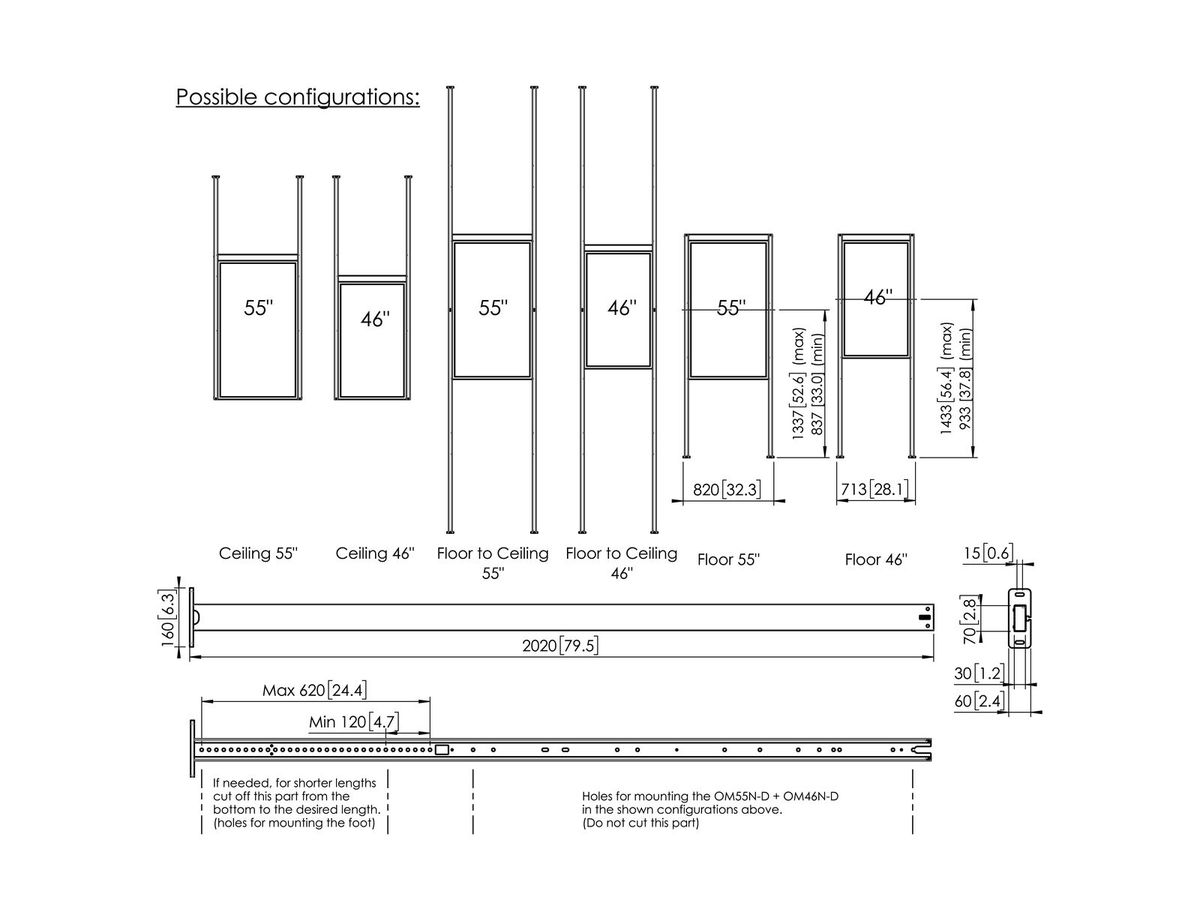 PFFC 4655 - Bodenkonsole für Samsung OMN-D