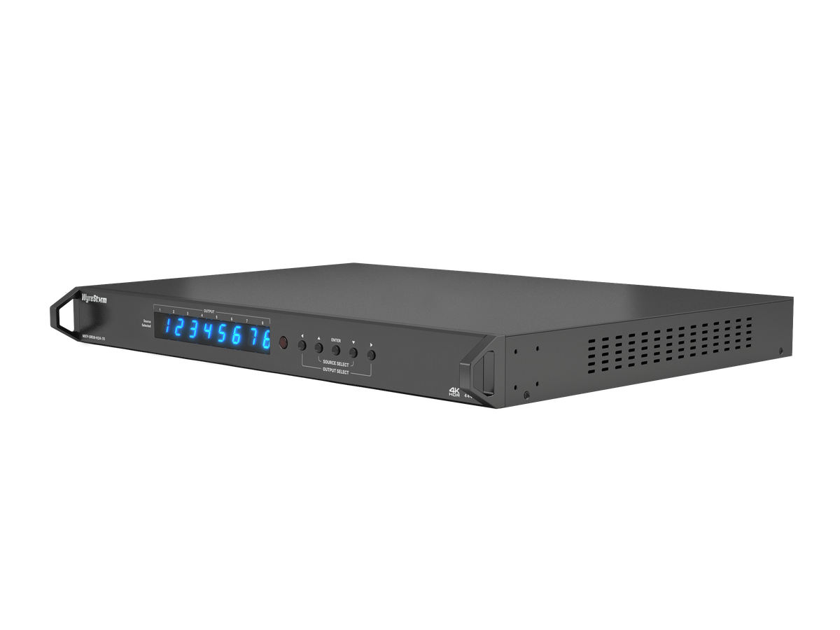 MXV-0808-H2A-V3 - Matrix HDBT 8x8, Audio