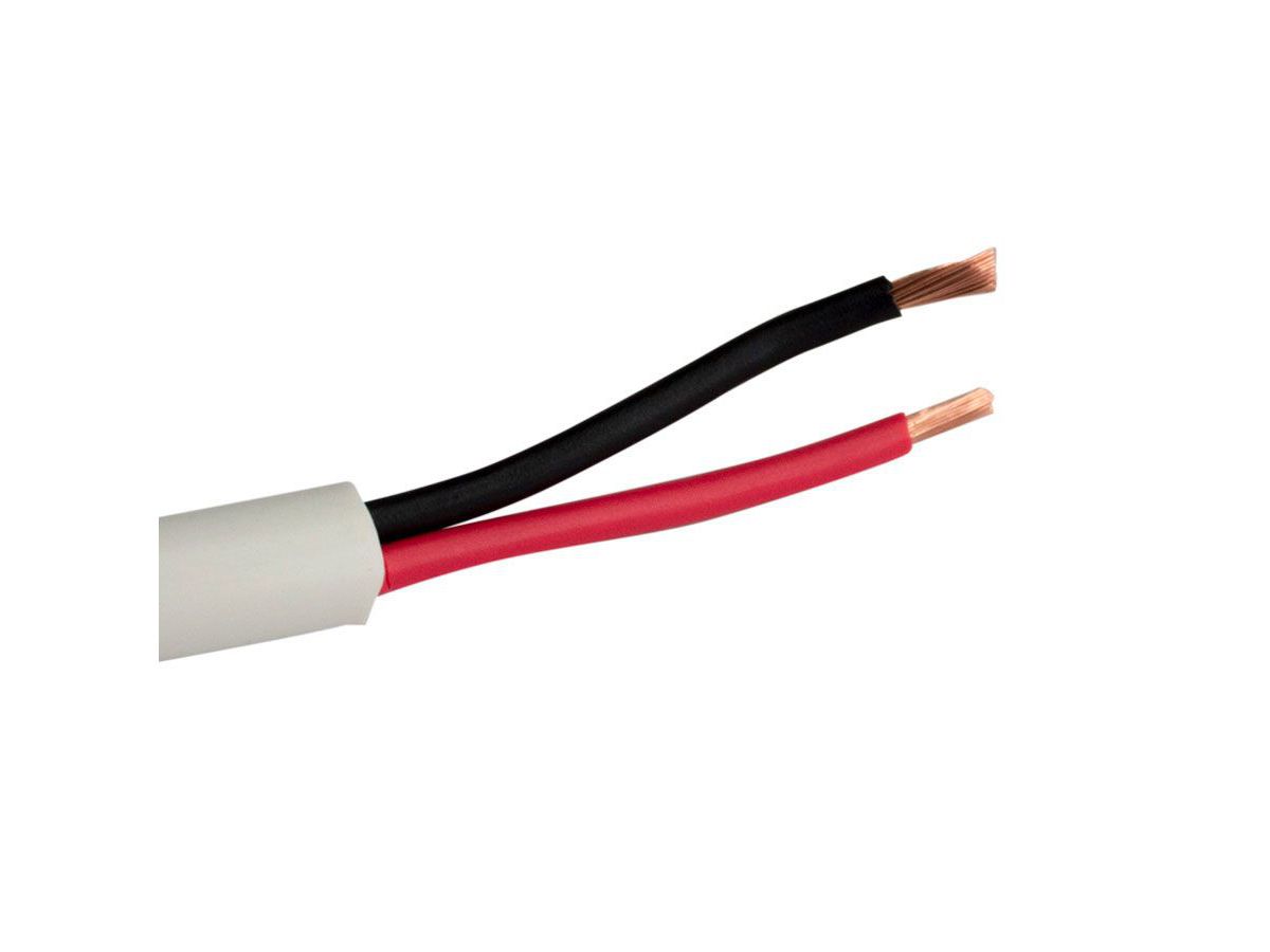 Pro SPEAKER CABLE - weiss / 2x AWG12 - 12/2OFC-HD-WT-D Box 152m