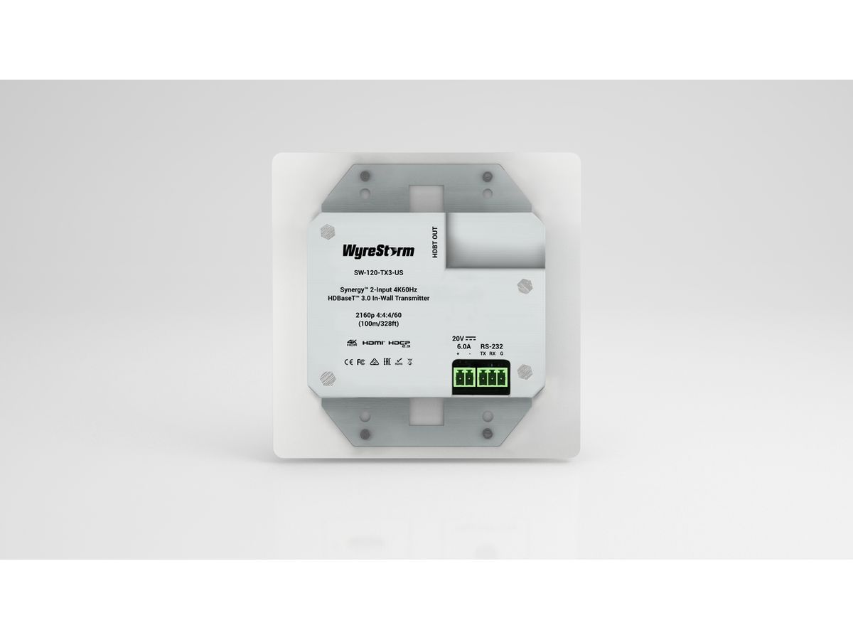 SW-120-TX3-UK - Synergy Inwall Transmitter