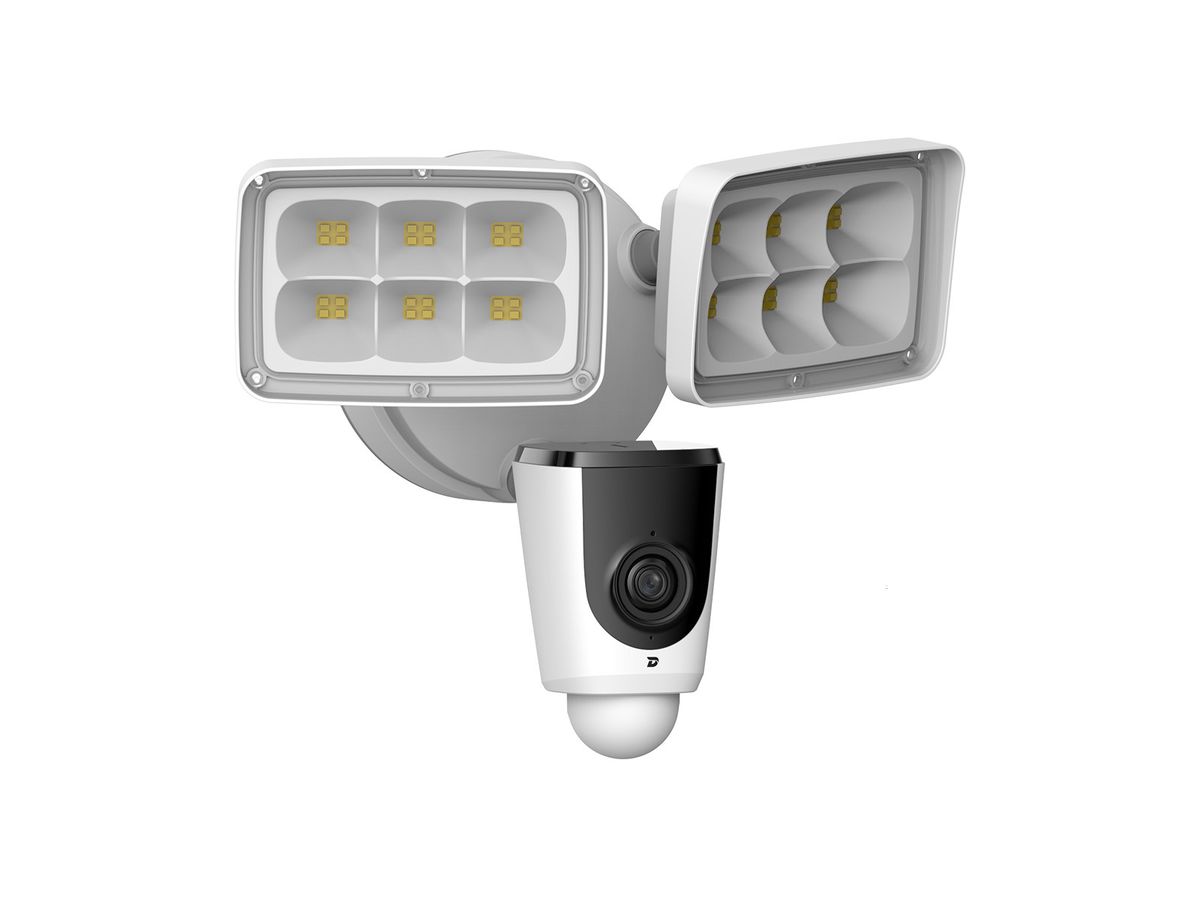 Floodlight Camera - 2MP,  WiFi, Fixed 2.8mm Lens