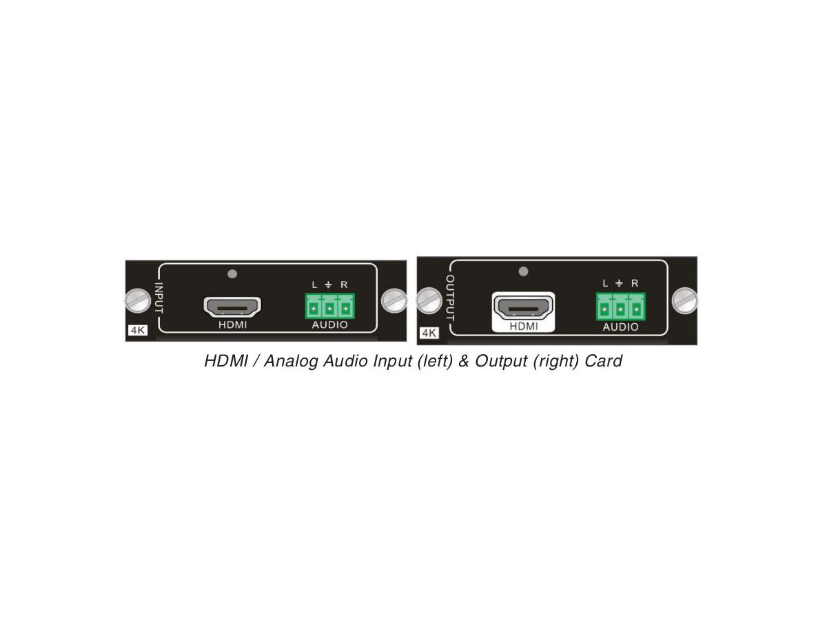 VFX-124 - Modular Matrix Switcher - Inkl. Module / Karten