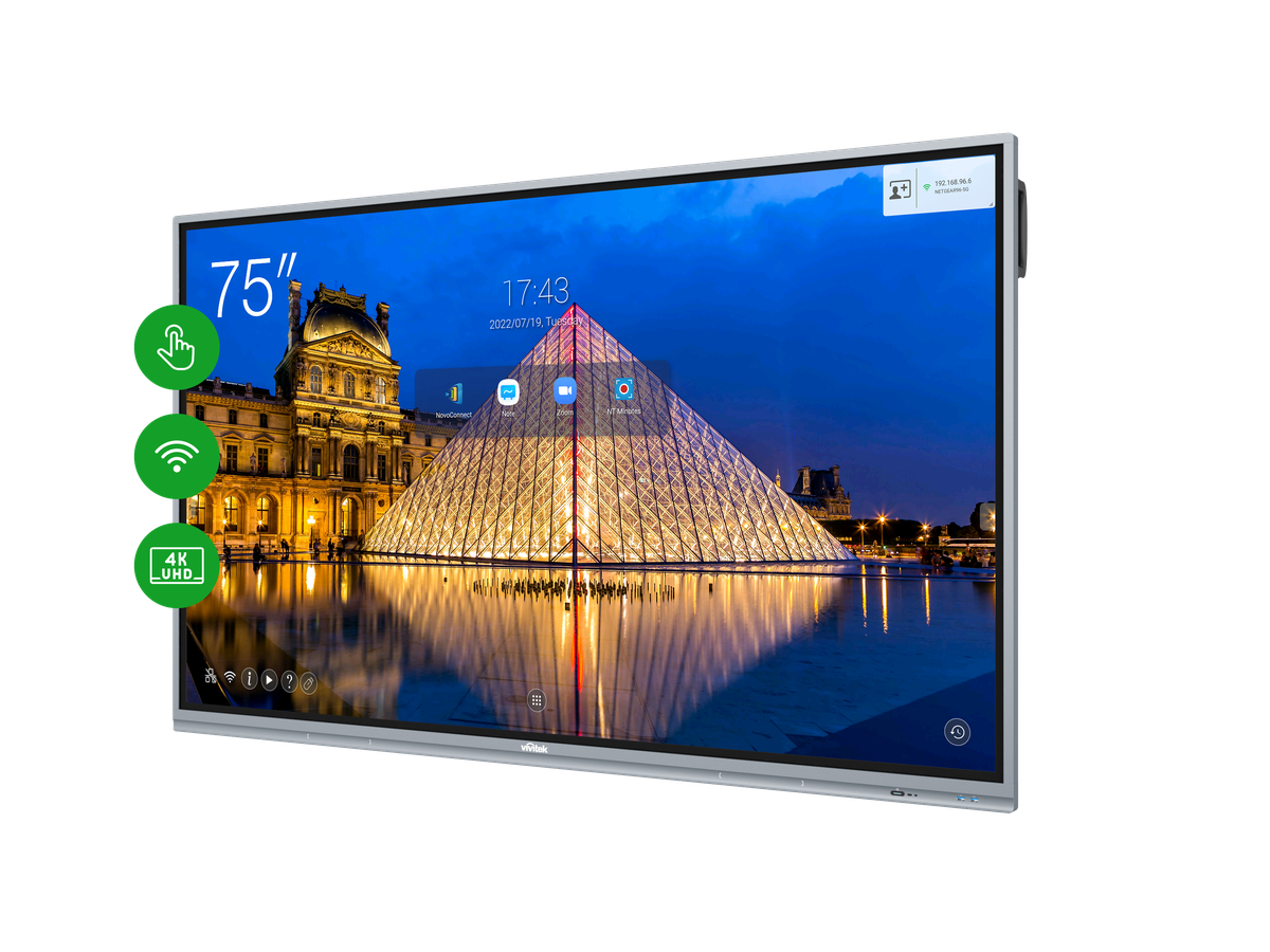 EK755i - IFP 75 zoll, 20P, UHD, Android 11