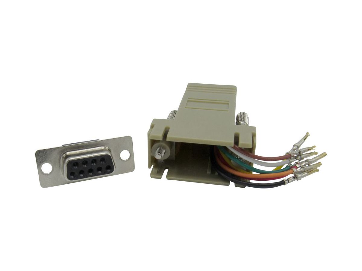 Adapter Sub-D 9Pin Buchse > RJ45 Buchse - Adapter