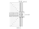 PFS 3308 - Display-Adapterstrips 830mm, neigbar