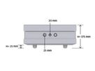 Einbaugehäuse Grösse L für Betondecken - passend für 6" Lochmass 215mm