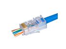 Simply45 - Pass Through Blue Tint - Cat5e UTP 100 pièce