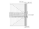 PFS 3311 - Display-Adapterstrips 1130 mm, neigbar