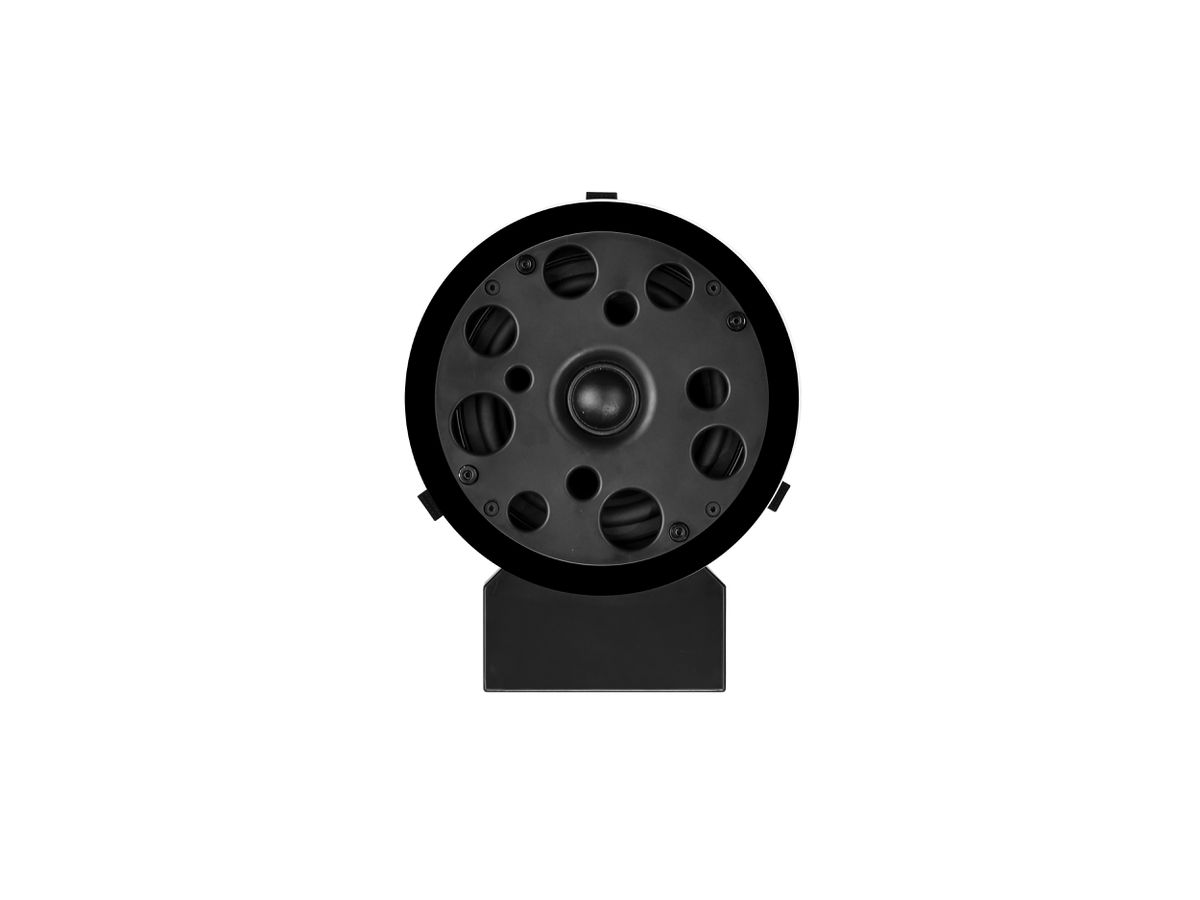 DE 170 Polar schwarz - 2-Wege-Einbaulautsprecher, rund, 8 Ohm