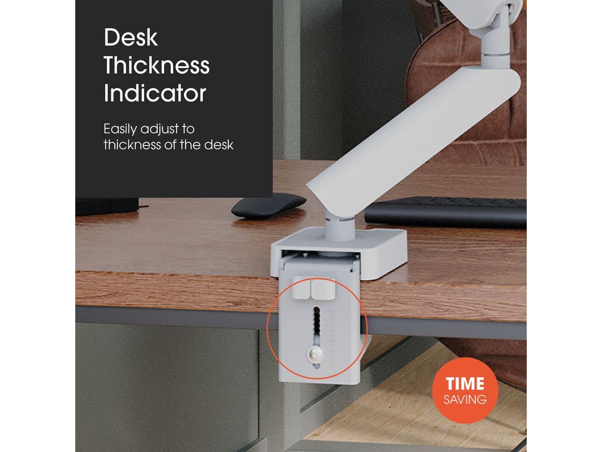 MOMO 4127 - Monitorhalter Motion Weiss
