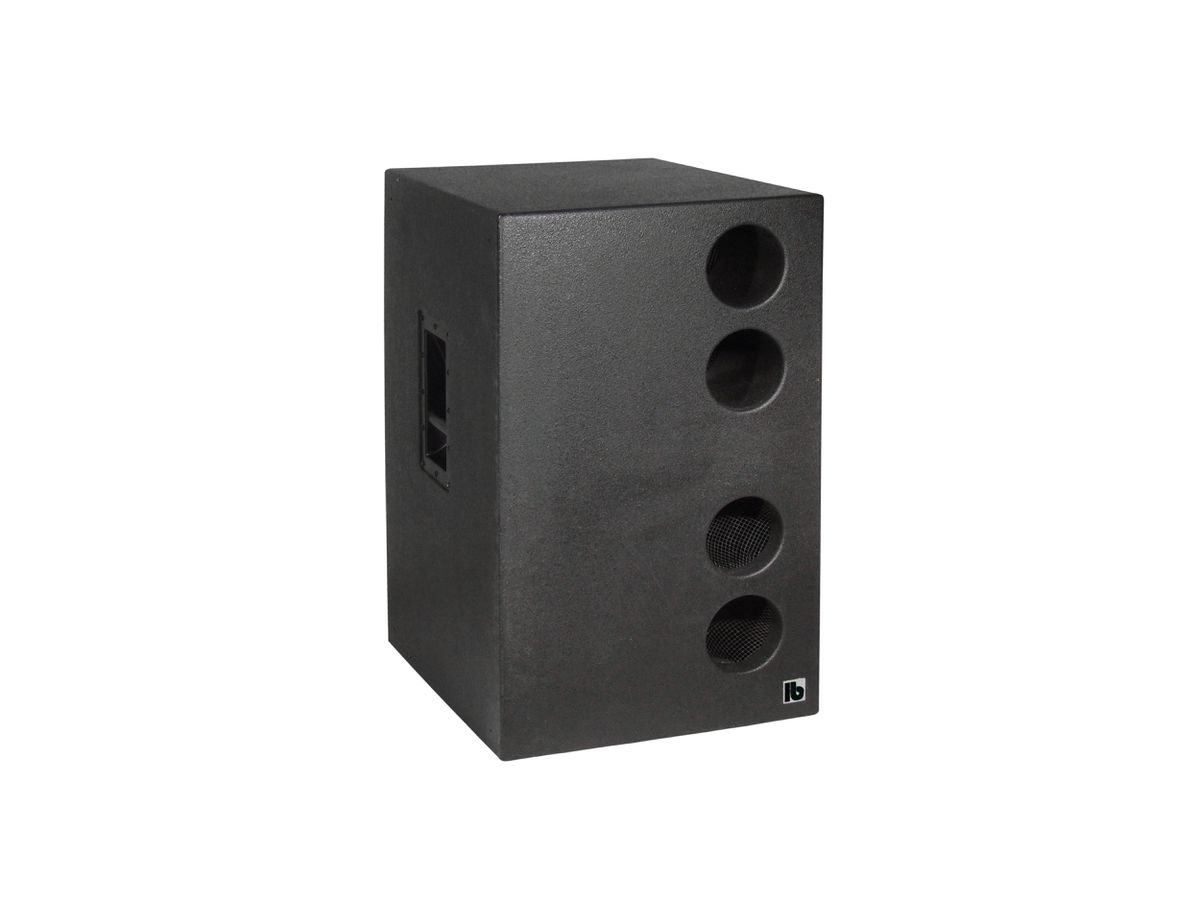 B 18 B schwarz - Bandpass-Subwoofer, 8 Ohm