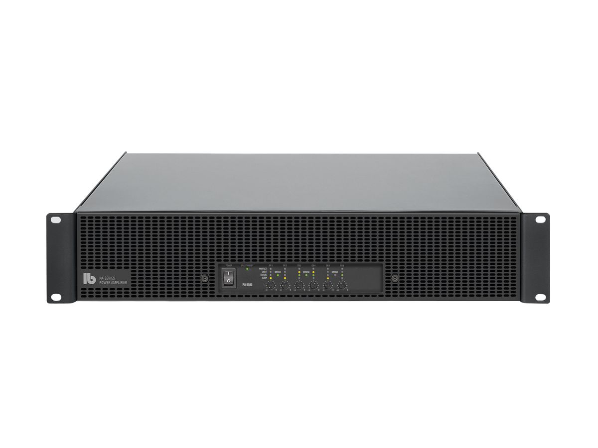 PA 6800 - 'Endstufe, 19'', 2 HE, 6 x 800 Watt, 6 x