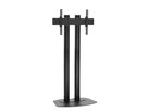 FD 1564B - Ständer 2 Säulen 150 cm, 600x400 Schwarz