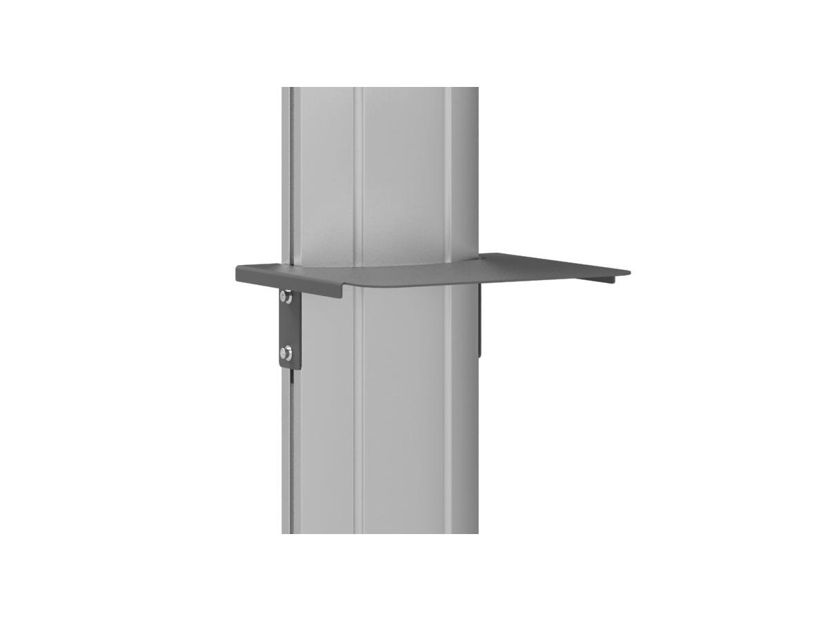 063.0110 - Standplattform 300 x 190 mm - Display Ständer, schwarz, max 85kg