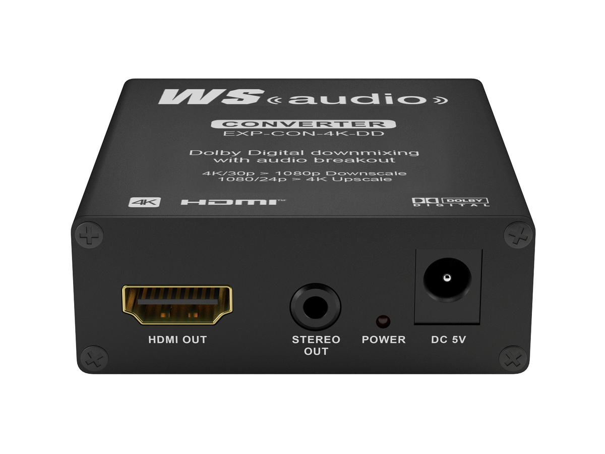 EXP-CON-4K-DD - Dolby Down Mix Adapter mit Stereo