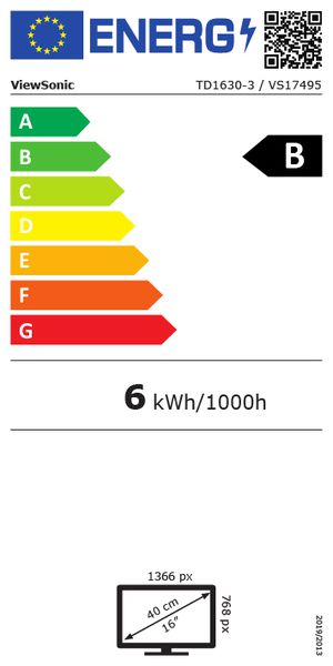 Étiquette énergétique 9079855