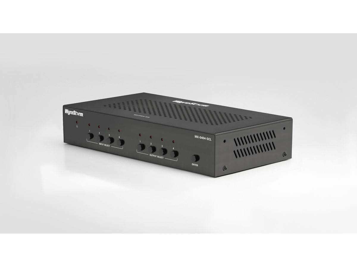 MX-0404-SCL - Matrix 4x4 HDMI, Seamless Switch, Audio